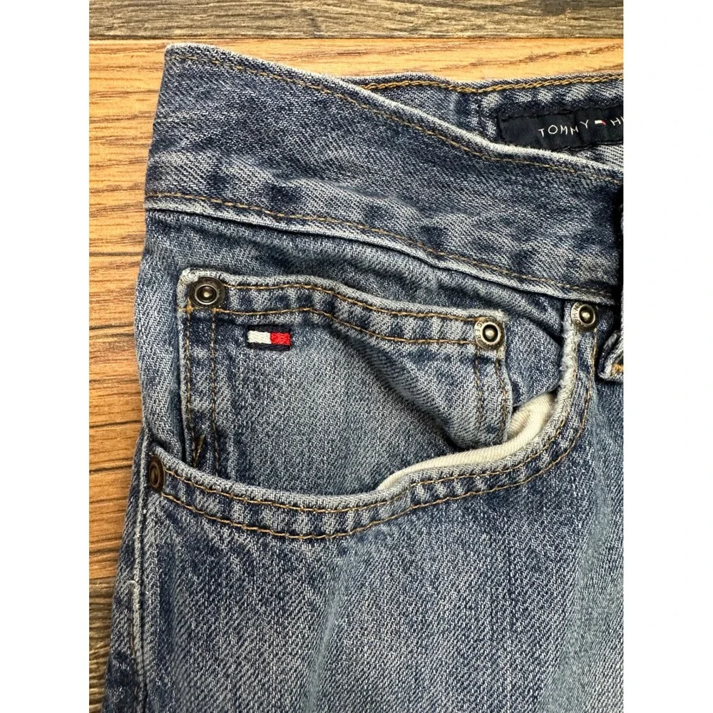 Vintage‎ Tommy Hilfiger Custom Straight Mens Blue Denim Jeans 34x30 Medium Wash